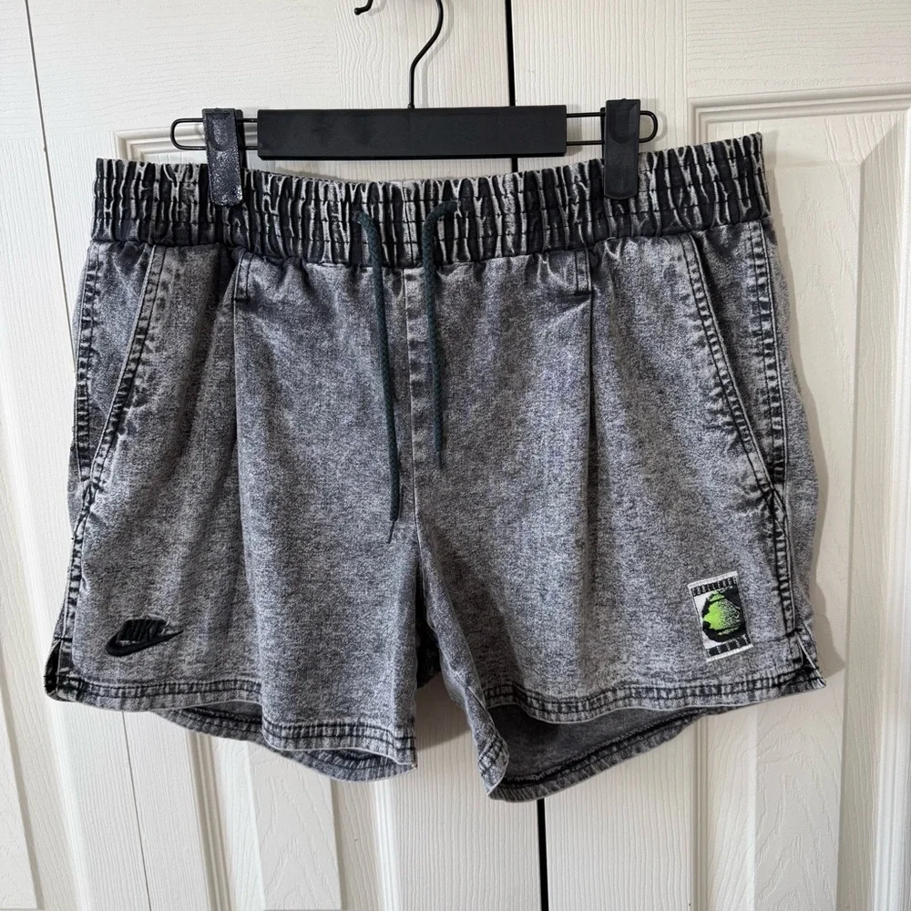 Nike Vintage Andre Agassi Challenge Court Acid Wash Denim Shorts Men Size Medium